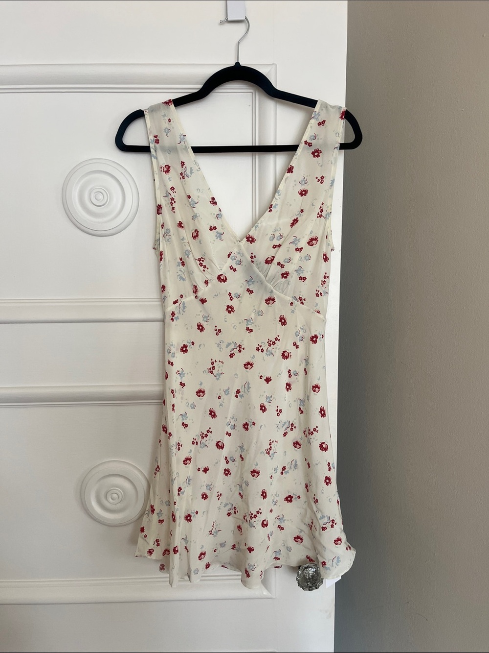 Realisation Par Cream Floral Mini Dress